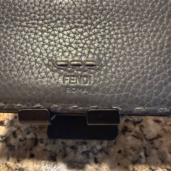 Fendi Grey Selleria Long Wallet - Picture 3 of 9